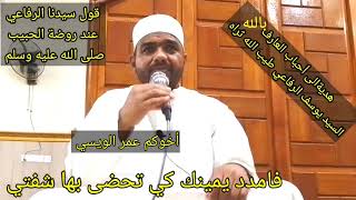 شوق سيدنا احمد الرفاعي عند حضرة النبي صلى الله عليه وسلم