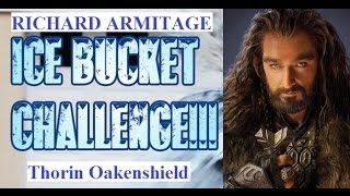 The Hobbit 'the Iced bucket challenge' - Richard Armitage