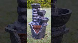 Handmade Beautiful Indoor Tabletop Water Fountains #trending #shorts #youtubeshorts #diy #making