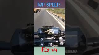 yamaha fz v4 top speed  #viral #ytshorts #topspeed #youtubeshorts #bike  yamaha fz v4 highly speed