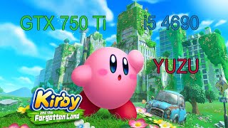 Kirby and the Forgotten Land on GTX 750 Ti