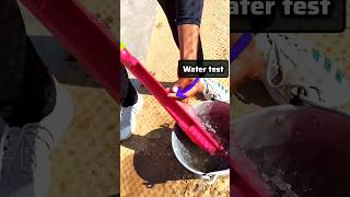 Water Test 🌊 with Unique cricket bat 🤯 #cricket #cricketlover #cricketbat