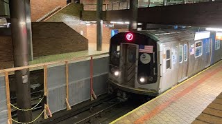 MTA NYC Subway 8-car R160 F Shuttle Trains (2023)