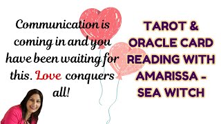 Communication is coming in and you have been waiting for this. Love conquers all! #lovereading