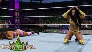 WWE 2K24 Universe Mode | Roxanne Perez Vs Eve Torres | Crown Jewel