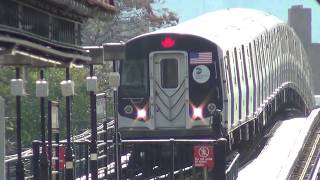 MTA Subways - Kawasaki R160B #8798 on the (N) arriving into Astoria Blvd (2016 Video)