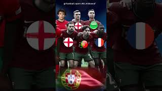 Where do the members of the Portuguese national team in the UEFA Nations League come from