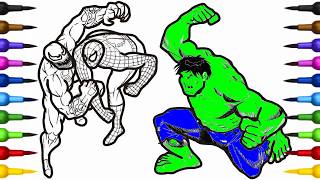 Fighting Superheroes Coloring | Battle of Superheroes Coloring Book