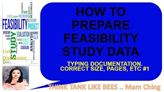 How to Prepare Feasibility Study Data #1