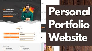 How to make a Portfolio WordPress Website with Elementor Free 2024