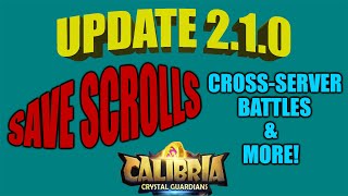 Calibria: Update 2.1.0 Soon!