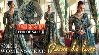 Republic Womenswear🌸 | FLAT 65% OFF🔥 | Claire De Lune | END OF SALE⏳ | New Fancy Party Wear 2024