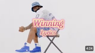 Mr  P - winning [ official lyrics Video]