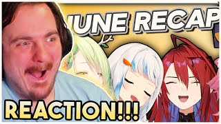 'Hololive June Clips Recap!' REACTION!  | LOONY REACTS