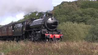 LNER Class B1 No.1264 running as No.1251  southbound departing Levisham [NYMR 2018]