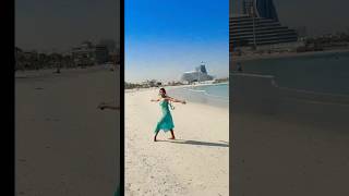 Mere bhole sanam #dubai #mornigwalk #fresh #beach #jumeriah #swimming#burjkhalifa