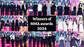 All Winners of MMA Awards 2024