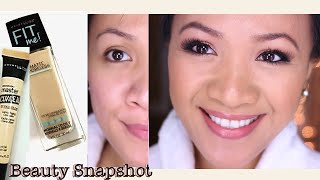 Beauty Snapshot: Maybelline Fit Me Matte+Poreless Foundation and Master Conceal