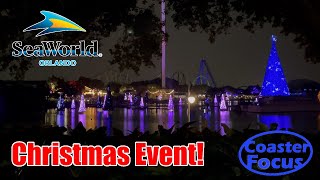 Amazing Christmas Event with Mako and Kraken! SeaWorld Orlando Christmas Vlog