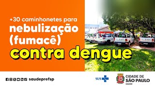 Mais 30 caminhonetes para nebulização (fumacê) contra a dengue