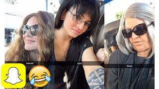 Kylie Jenner Hollywood Tour Bus w/ Kendall & Khloé on Snapchat | Kylie Snaps