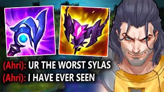 Rank 1 Sylas makes a Diamond Ahri lose her mind and its 100% hilarious!