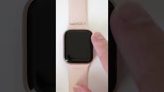 watchOS 8 vs. 9 — Water Lock — #shorts