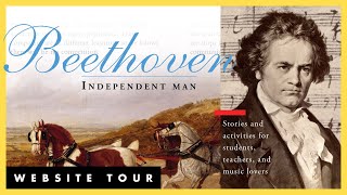 Website Tour: "Beethoven, Independent Man" from Faber Piano Adventures