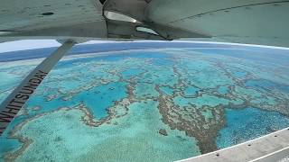 Flying over the Heart Reef