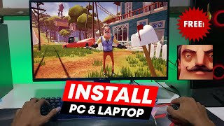 HOW TO DOWNLOAD AND PLAY HELLO NEIGHBOR ON PC / LAPTOP FOR FREE | FUJI4🔥