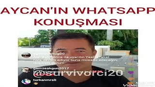 Aycan'ın whatsap konuşması ,|Acun canlı yayında iki yarışmacı arasında tartışma açıkladı.