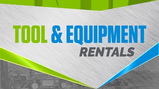 Tool & Equipment Rental  - TheRentalGuys.Ca