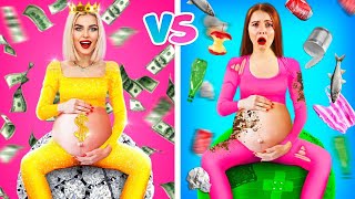 Rich vs Broke Pregnant | Epic Pregnancy Stories in Jail by RATATA POWER