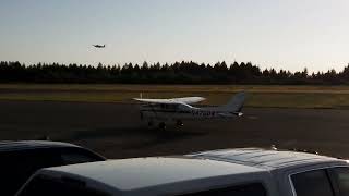 Watching Planes Take off at Tacoma Narrows Airport TIW