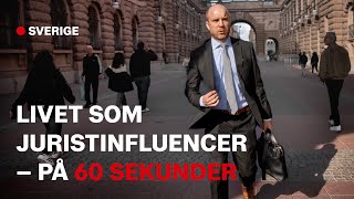 Advokat och influencer – följ med bakom kulisserna hos Linus Gardell