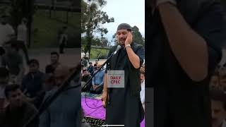 Asim Azhar called the Adhan for Friday prayer today in Central Melbourne, Australia