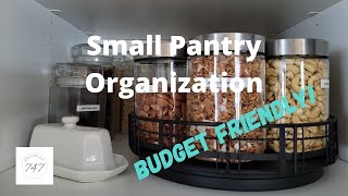 Small Pantry Organization/Budget Friendly Tips/Part one