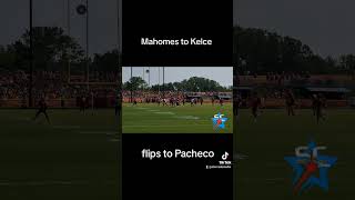 #Mahomes side arm completion to #Kelce who pitches to #Pacheco #ChiefsKingdom.