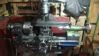 Токарный станок своими руками. Отрезание, и что нового, планы. Homemade lathe metal