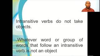 Transitive vs Intransitive Verbs