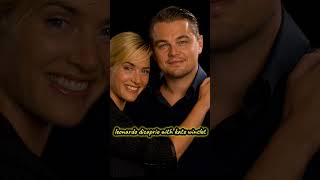 leonardo dicaprio with kate winslet #evolution #leonardodicaprio #katewinslet #shorts