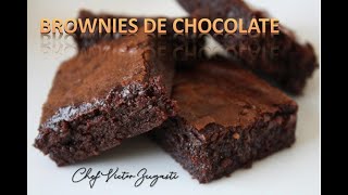 BROWNIES SUPER FÁCILES E INFALIBLES / 90 gr. Harina de Trigo / #chefvictorzugasti