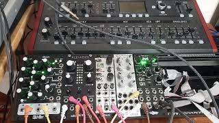 First Modular Loop (Qu-Bit Bloom, Plaits, Klavis Twin wavs MkII, Desmodus Versio)