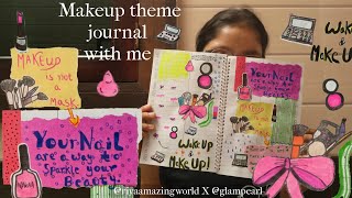 Makeup theme journal with me❣️