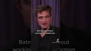 ROBERT PATTINSON talks about working with TOM HOLLAND