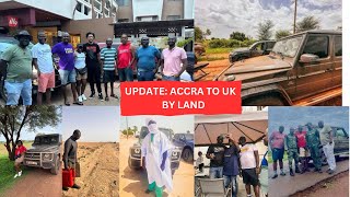 Update;Accra to London 🇬🇧Road Trip – Adventurers Finally Hit The Target 🎯,Arrived in London😊🇬🇭