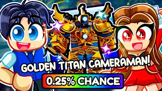 Rich Kid Called Me POOR, So I Bought The NEW GODLY GOLDEN TITAN CAMERMAN! (SKIBIDI TOWER DEFENSE)