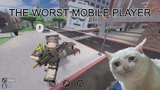 The Worst Mobile Player Returns | Roblox Evade Mobile Gameplay