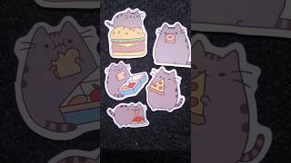 Pusheen the Cat stickers hungry cat set #cute #illustration #pusheen #shorts