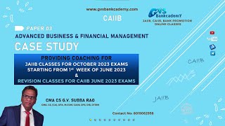 CASE STUDY _CAIIB_ADVANCED BUSINESS & FINANCIAL MANAGEMENT #caiib